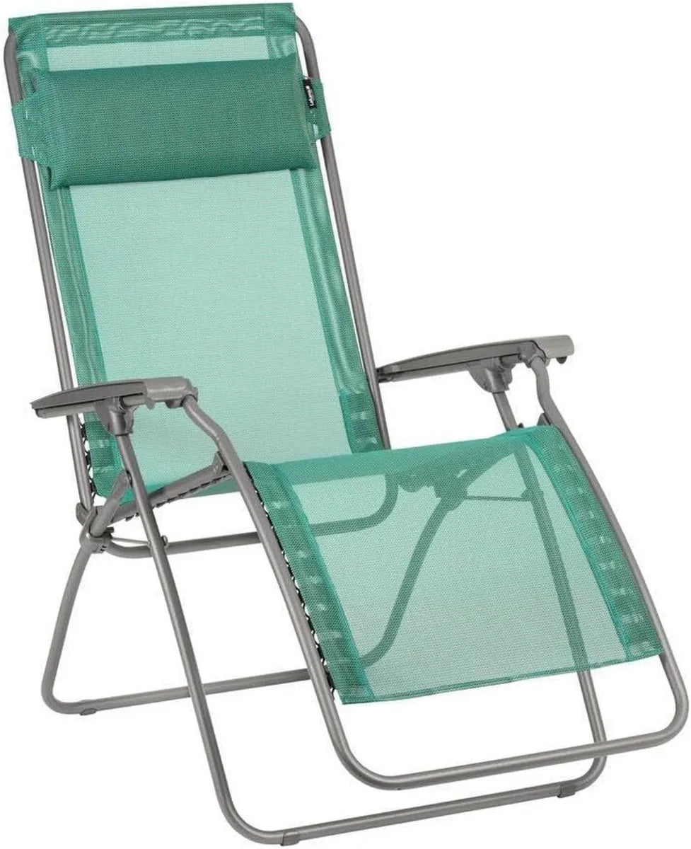 Lafuma MOBILIER Poltrona Relax Reclinabile, Pieghevole in Batyline Clorofilla