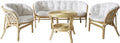 Set Salotto in Rattan per Interni ed Esterni, 5 Posti
