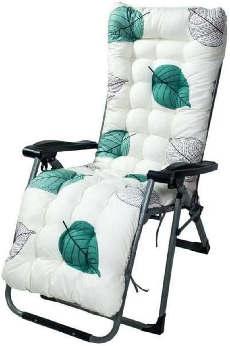 Cuscino per sdraio da giardino lussuoso e confortevole, 170x53x8 cm, perfetto per patio e spiaggia