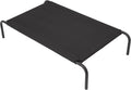 Letto per cani in metallo XXL con cuscino morbido, 120x68 cm, colore nero