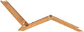 Sdraio Pieghevole in Teak Levigato per Esterno con Finitura a Base d'Acqua, 60x160x57 cm
