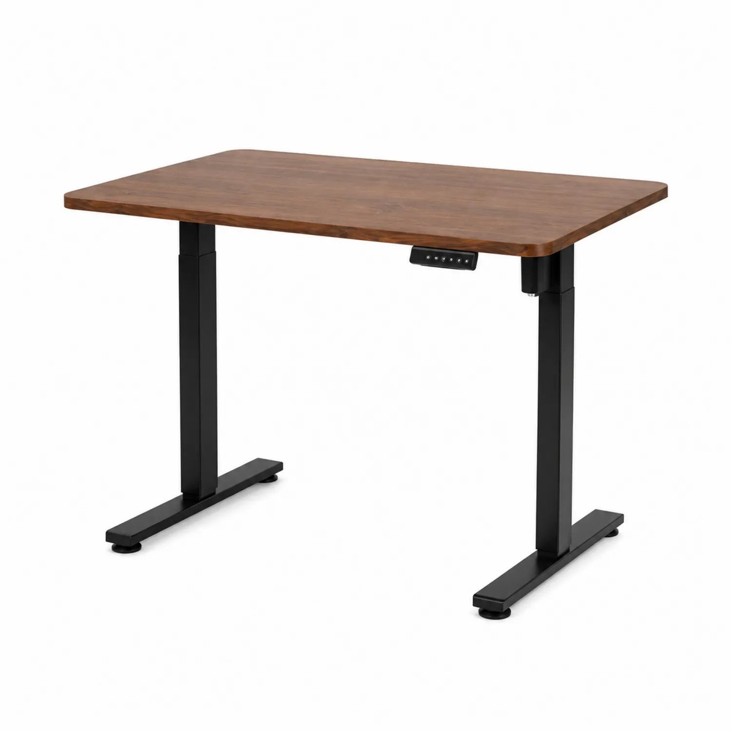 Scrivania regolabile elettrica in legno e metallo 120x60 cm