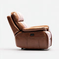 Recliner Chair Faux Leather 35.4 x 31.5 x 39.4 inches Brown - Ergonomic Design